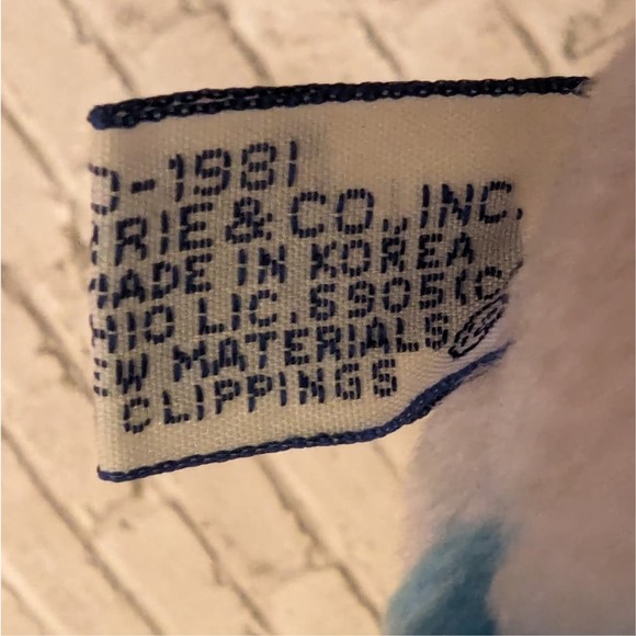 Vintage 1981 Smurfette Smurf Peyo Wallace Berrie & Co. Stuffed Plush Toy 10" - Picture 10 of 10